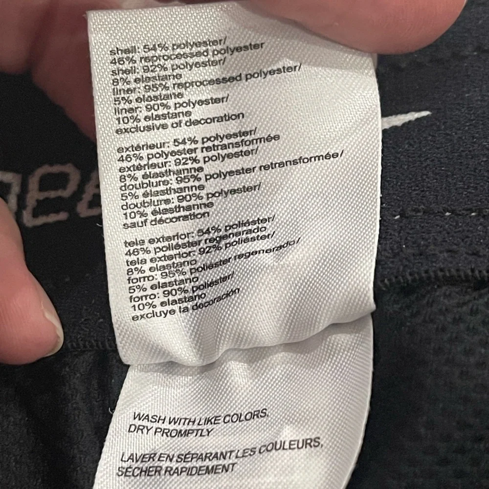 Speedo XL Black/Grey Swim Trunks with Pockets‎